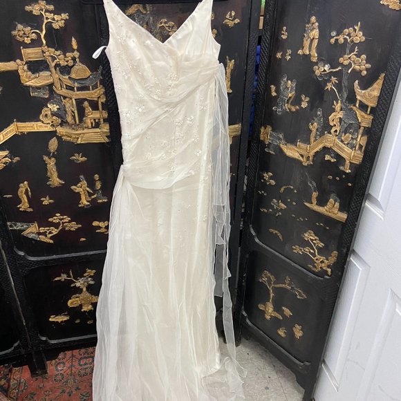 PETER LANGER WEDDING DRESS - Picture 1 of 6
